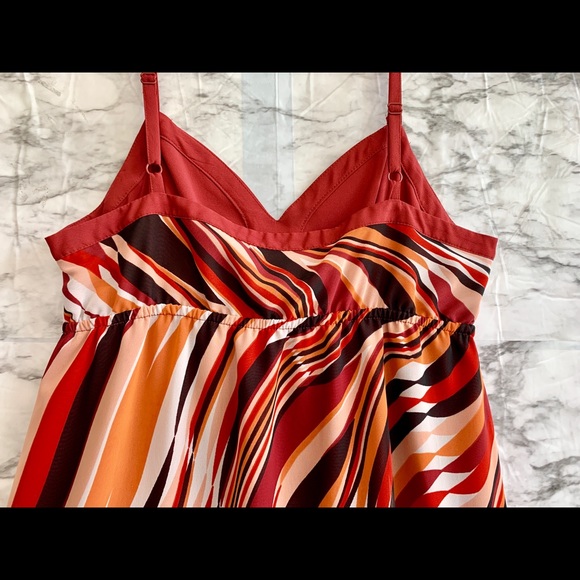 Elle casual block print jr. dress. Size small - Picture 4 of 8